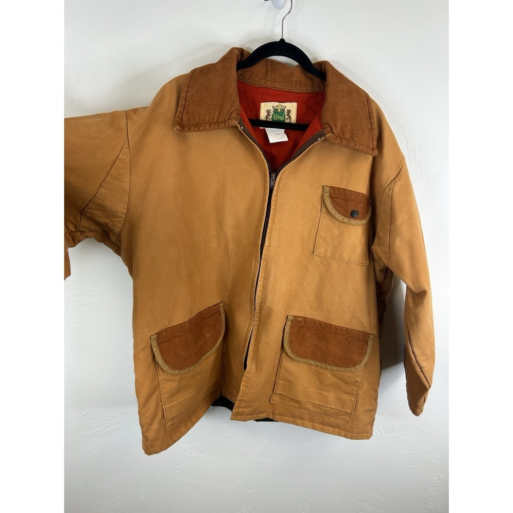Vintage 1977 Canvas Chore Coat Barn Jacket Hunting Outdoor Size XXL Workwear Men - Picture 8 of 11